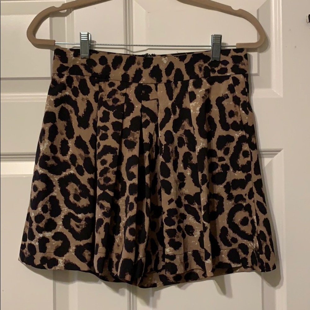 Leopard shorts